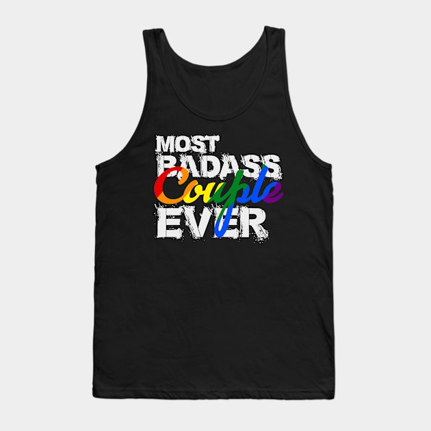 Badass LGBT Gay Couple Tank Top by Kat dennings